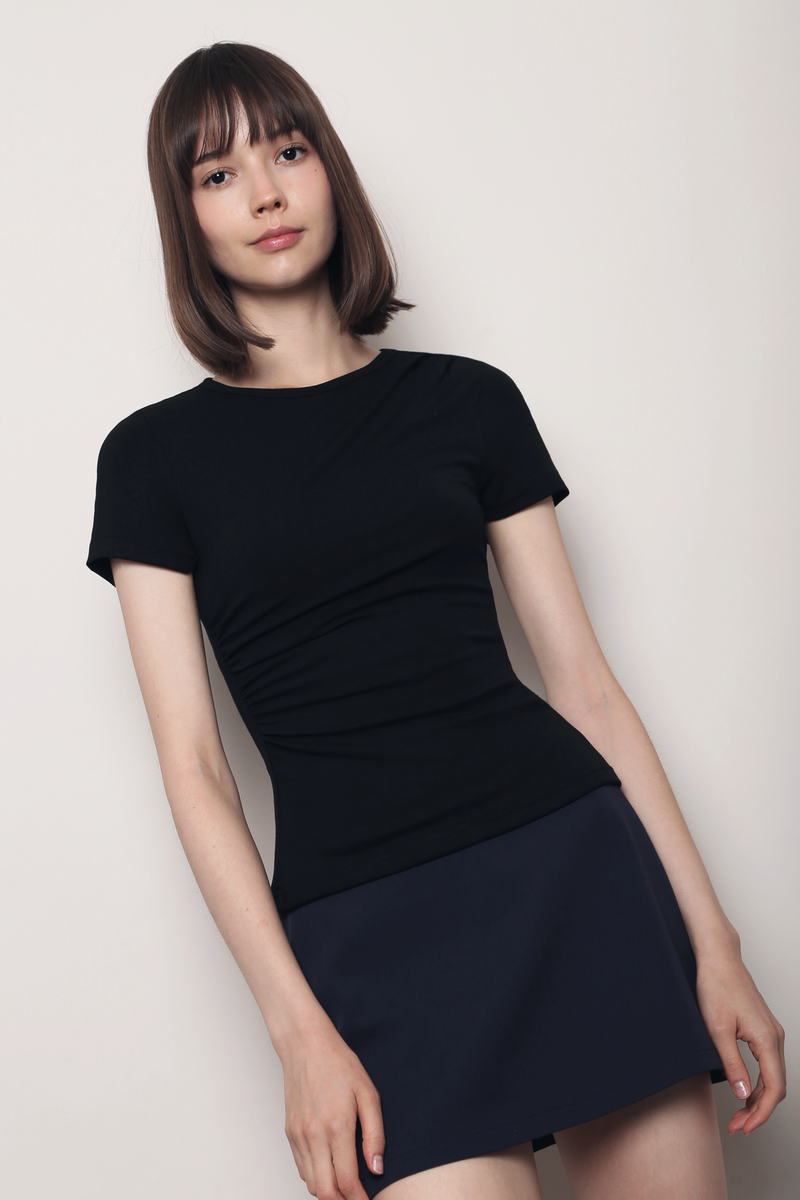 Regal V2 Ruche Tee Black