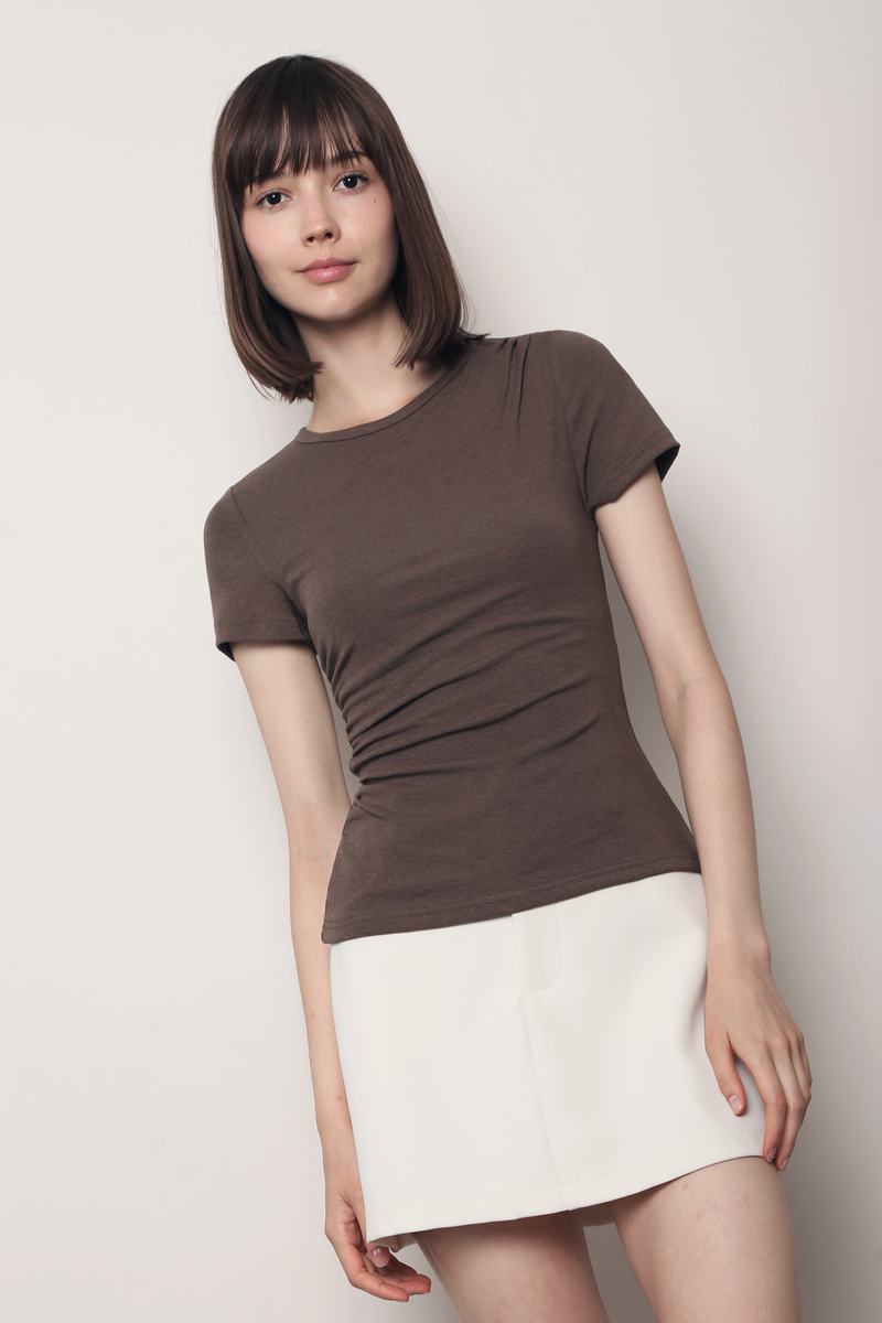 Regal V2 Ruche Tee Mocha (Backorder)