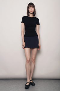 Regal V2 Ruche Tee Black
