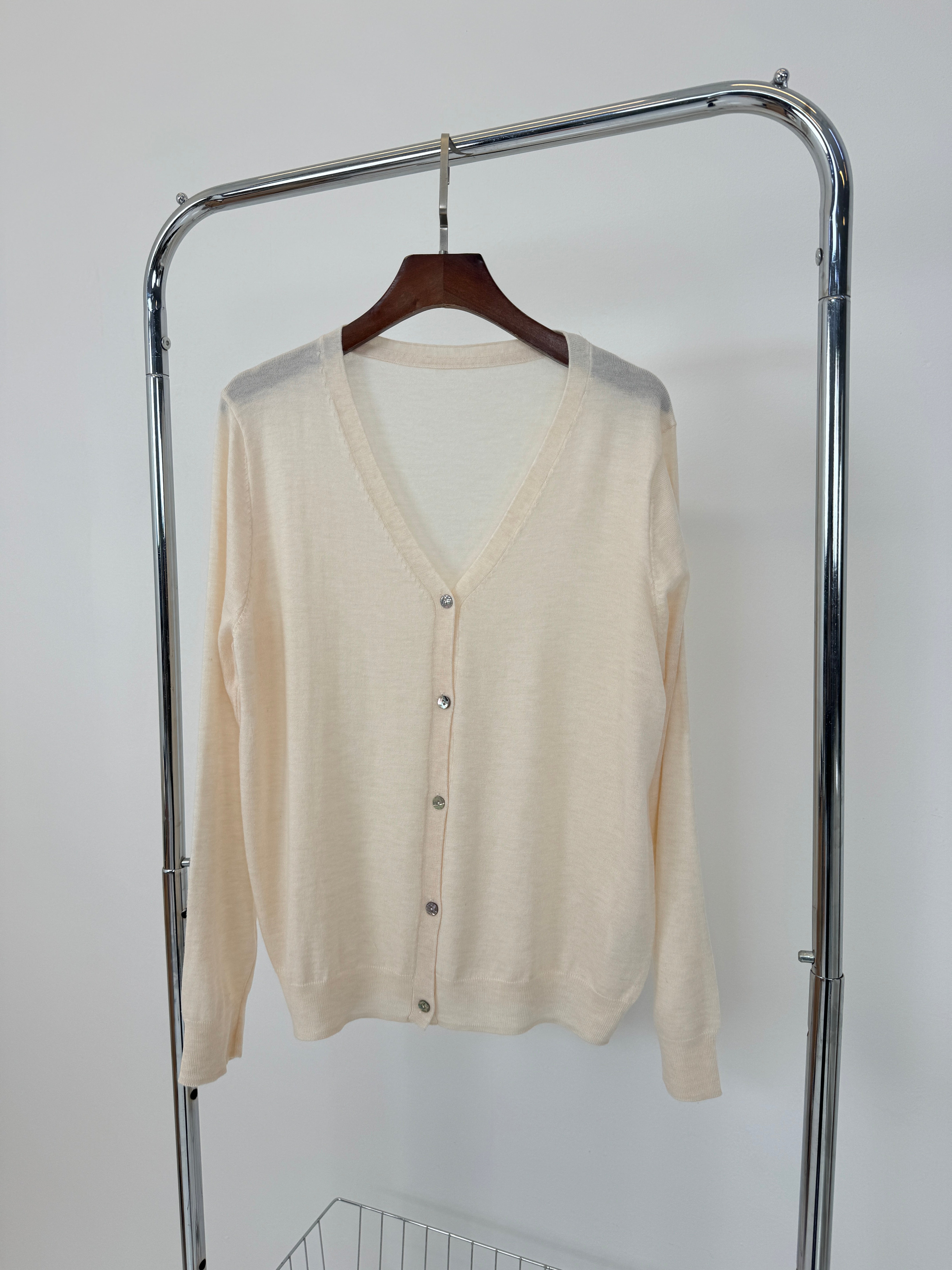 Ronna Soft Knit Cardigan Cream