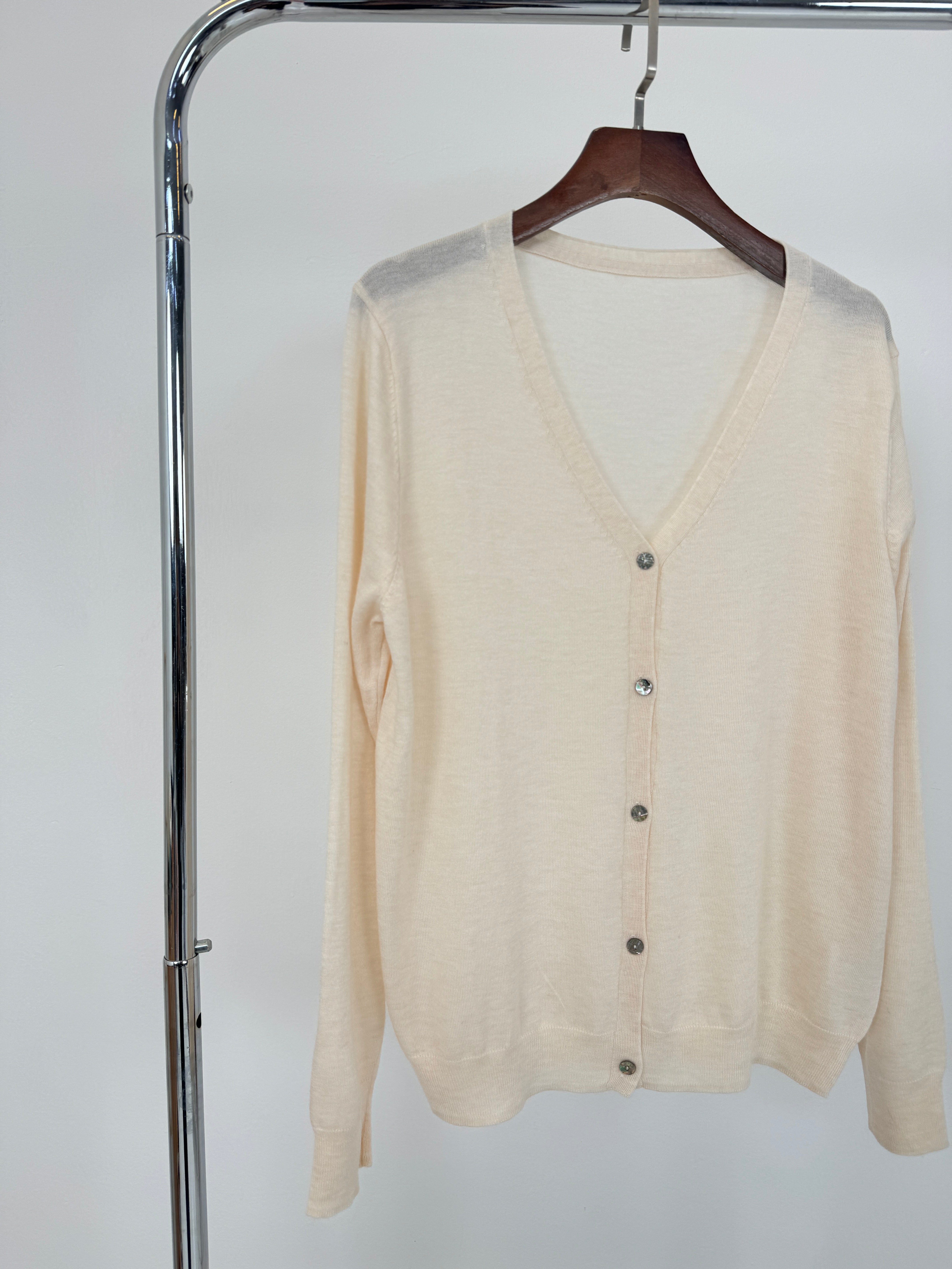 Ronna Soft Knit Cardigan Cream