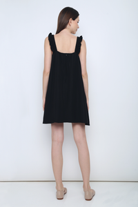 Rubee Tent Midi Dress Black