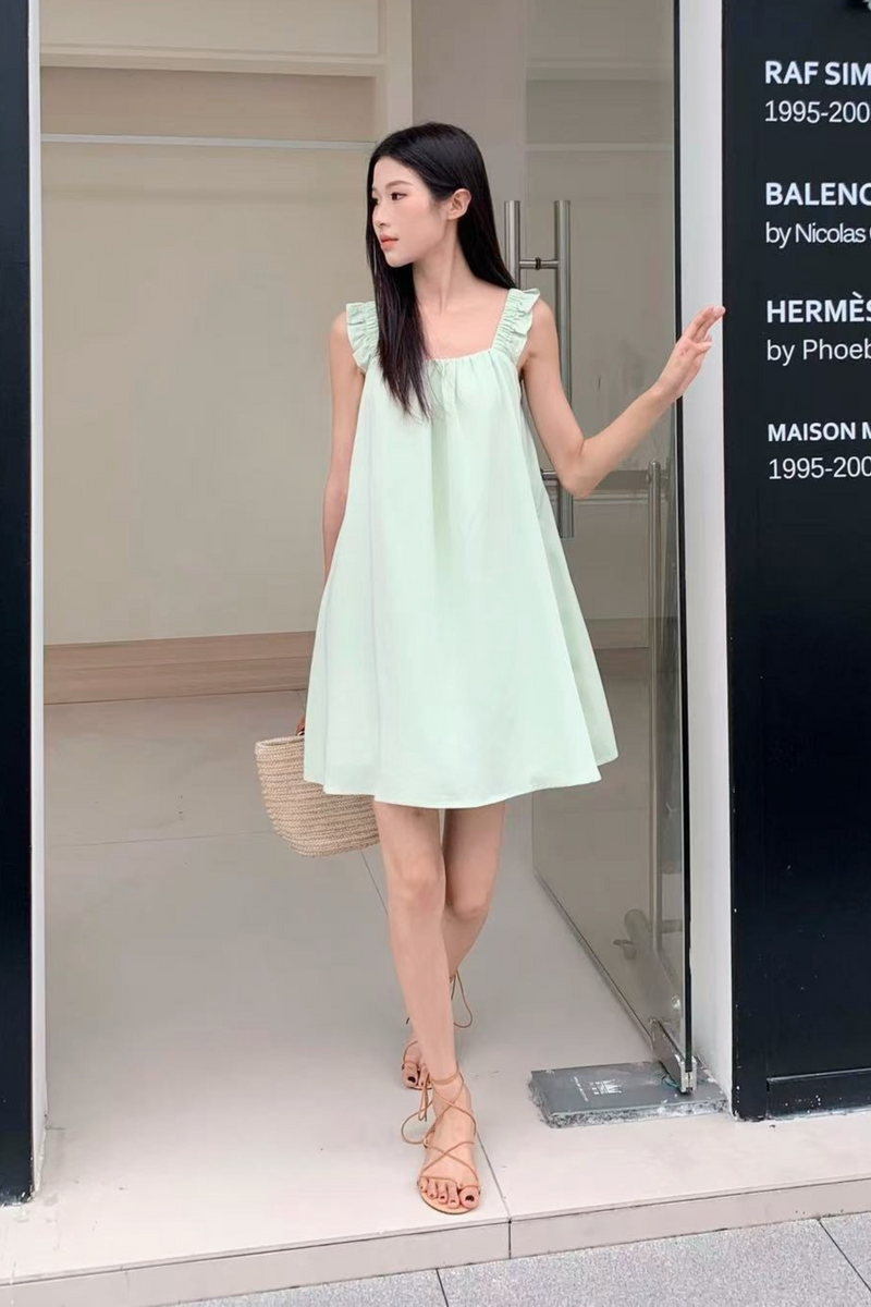 Rubee Tent Midi Dress Applemint