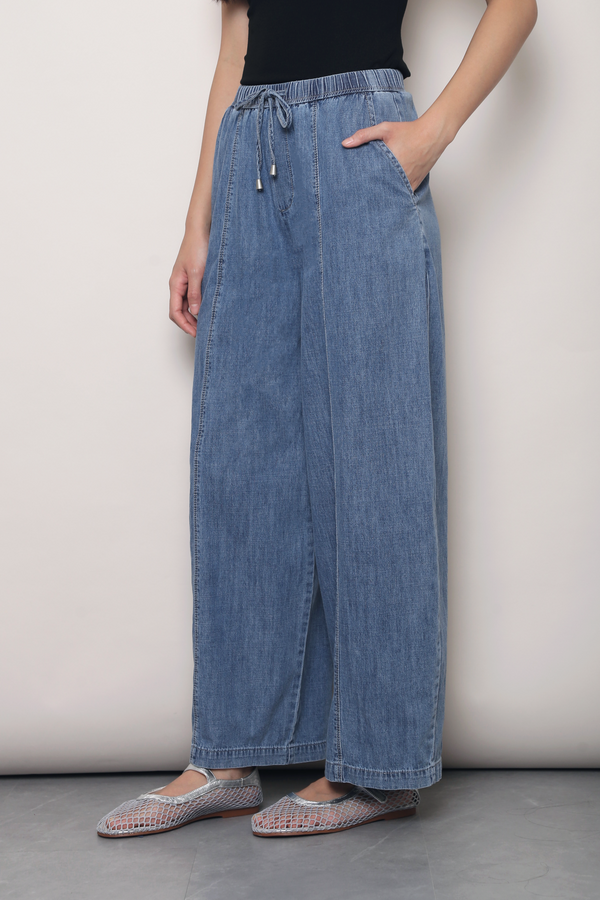 Saturday Slouch Denim Pants Light Wash