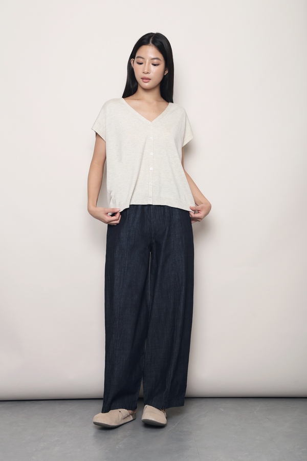 Saturday Slouch Denim Pants Dark Wash