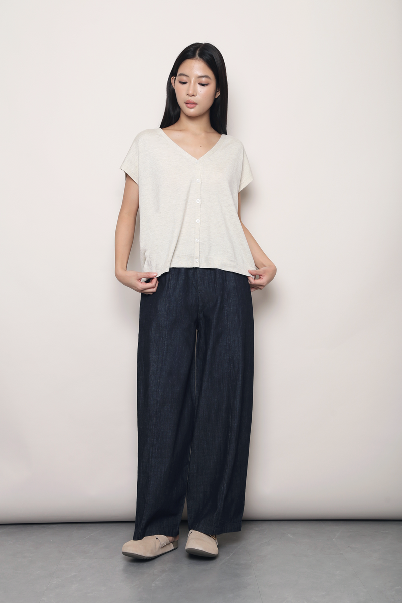 Saturday Slouch Denim Pants Dark Wash