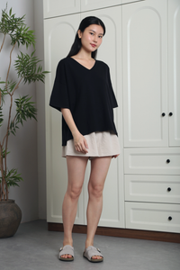 Smith Refined Boxy Knit Top Black (Backorder)