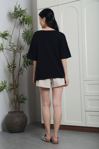 Smith Refined Boxy Knit Top Black (Backorder)