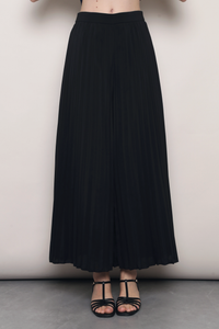 (Petite) Soft Motion Pleated Pants Black