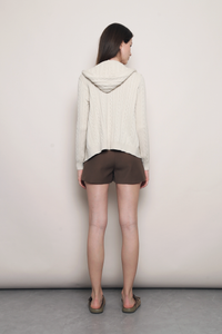 Soho V2 Pleat Shorts Brown