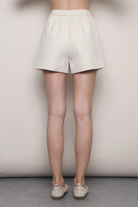 Soho V2 Pleat Shorts Cream