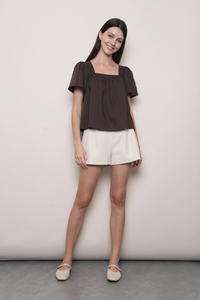 Soho V2 Pleat Shorts Cream