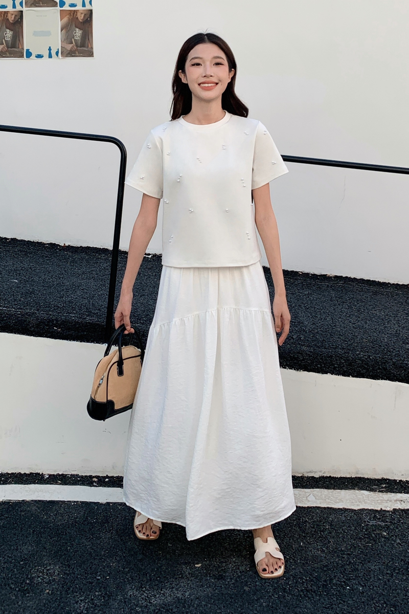 Sprinkle Pearl Tee Cream