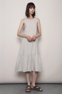 Summer Escape Midaxi Dress Ash Grey