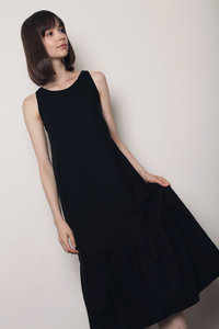 Summer Escape Midaxi Dress Black