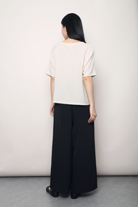 Sunday Best Boxy Knit Top Cream