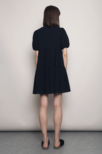 Sundown Babydoll Dress Navy
