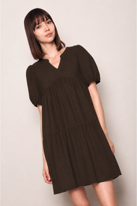 Sundown Babydoll Dress Olive Brown (Backorder)