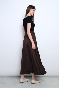 Unwind Boat Neck Mochie Tee Black