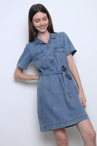 Utility Denim Dress