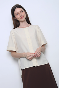 Valley Oversized Shirt Cream