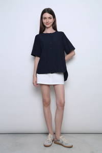 Valley Oversized Shirt Navy