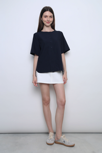 Valley Oversized Shirt Navy