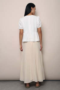 Vianne Bow Blouse White (Restock)