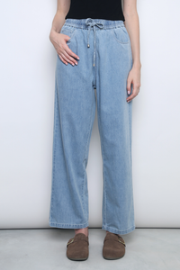 Weekend Pull-On Denim Pants