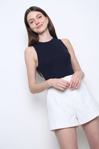 Capri Cotton Shorts White (Restock)