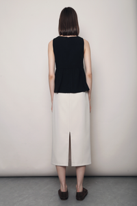 With Love Sleeveless Blouse Black (Restock)