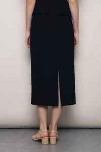 Work to Wine Midi Skirt Black (Backorder)