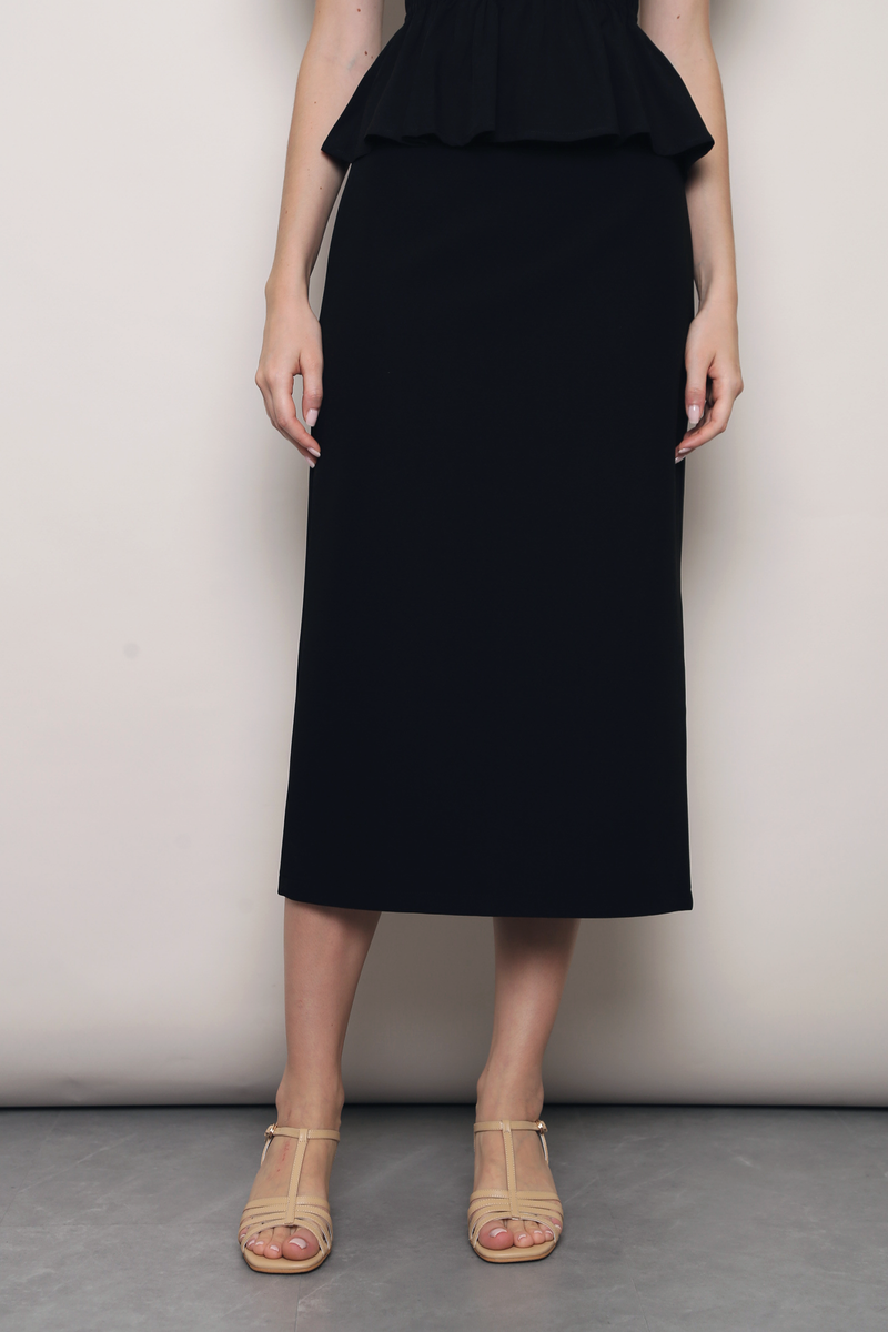 Work to Wine Midi Skirt Black (Backorder)