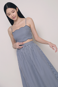 Yarra 2-Piece Gingham Set Navy