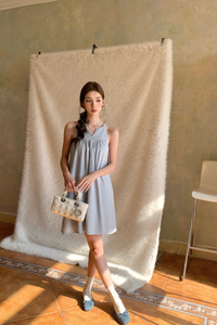 Zen Racerfront Dress Blue