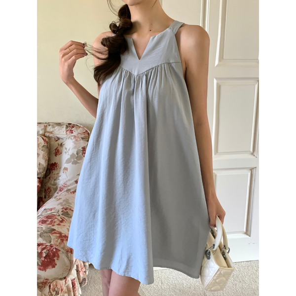 Zen Racerfront Dress Blue (Hollyhoque)