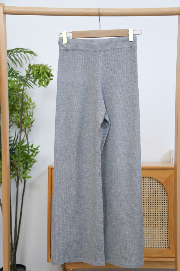 All In Knit Slacks Grey