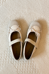 Astoria Ballet Leather Flats Ash Grey (Backorder II)