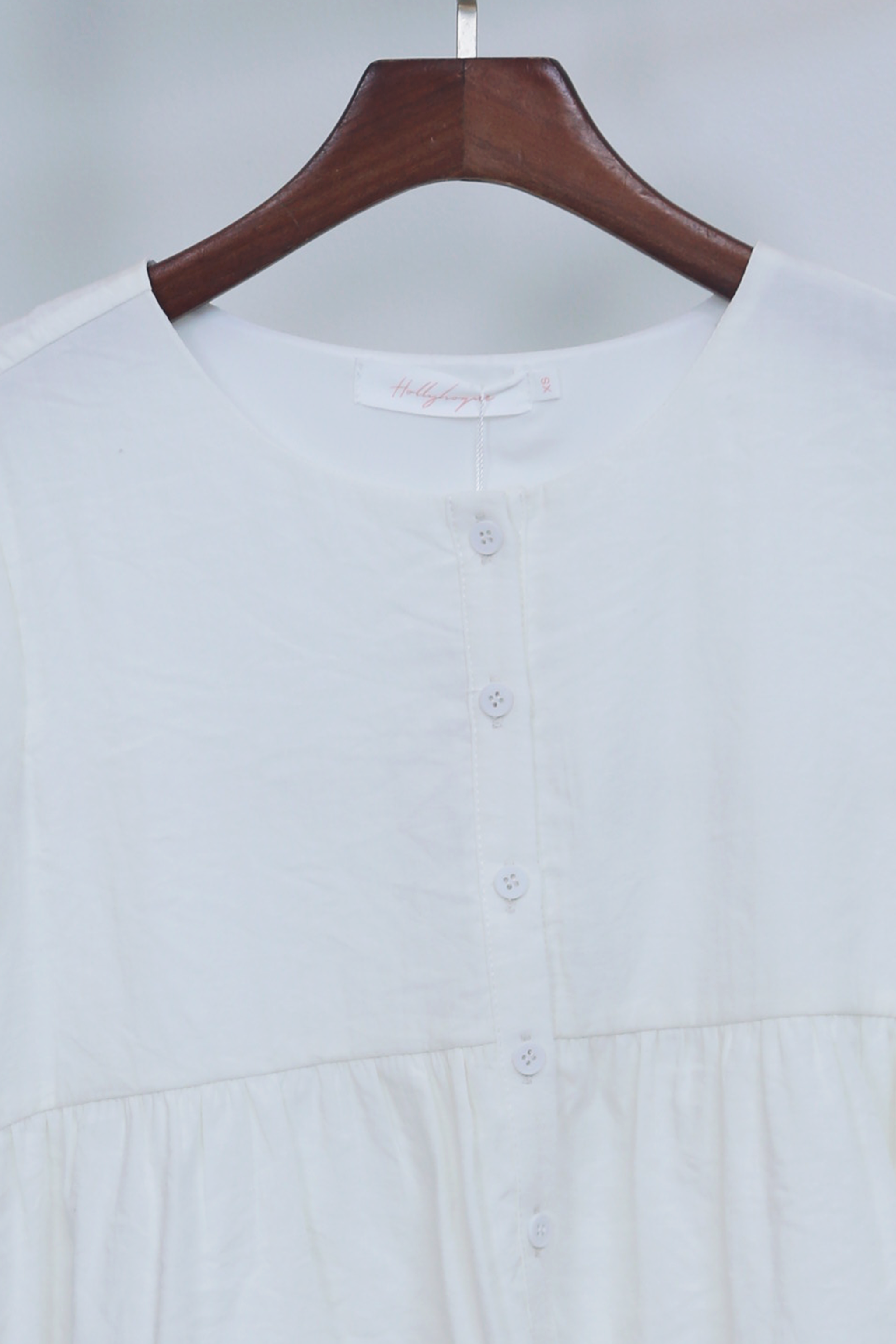 Bailey Button Down Top White