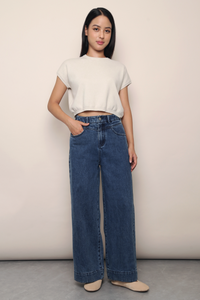 Bam Bam Cropped Knit Cream (Restock)