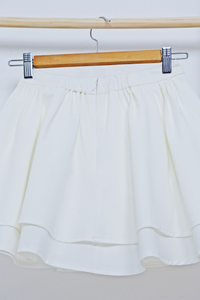 Becca Cheerleader Skorts White