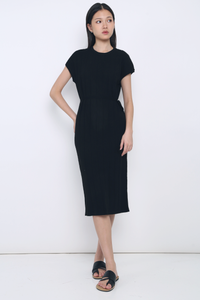 Luca V2 Knit Midi Dress Black (Restock)