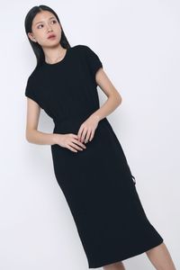 Luca V2 Knit Midi Dress Black (Restock)