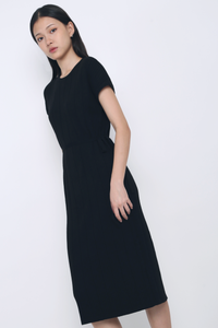 Luca V2 Knit Midi Dress Black (Restock)