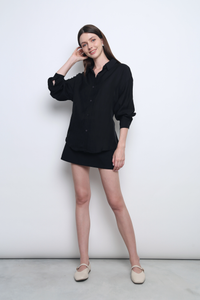 Modi Crepe Shirt Black