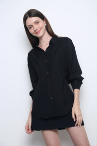 Modi Crepe Shirt Black