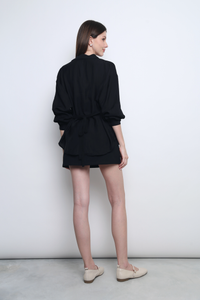 Modi Crepe Shirt Black