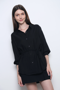 Modi Crepe Shirt Black