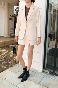 Vantage Cutout Skorts Cream (Backorder)