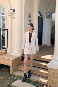 Vantage Cutout Skorts Cream (Backorder)
